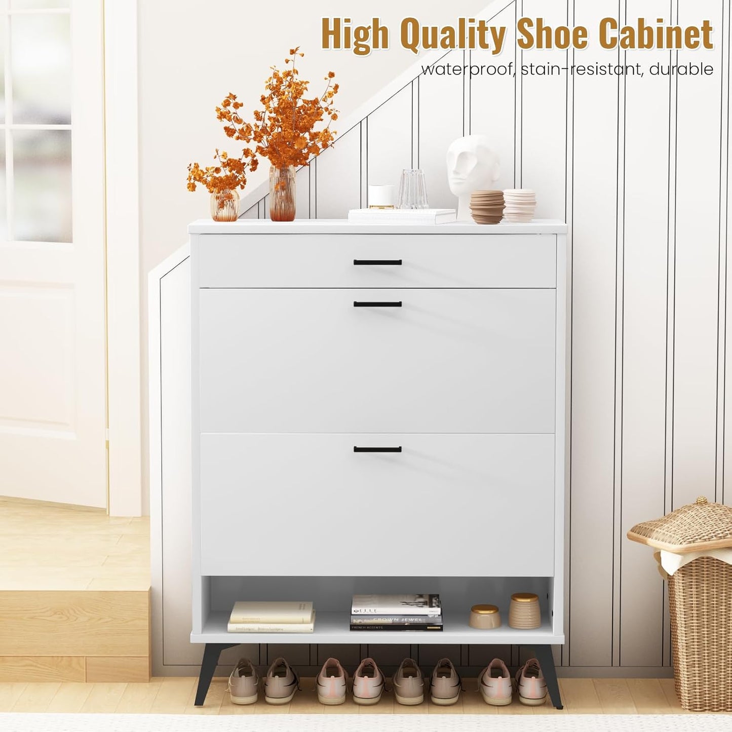LTTROMAT Shoe Storage Cabinet for Entryway